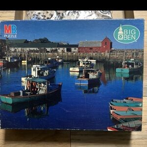 1000 Piece - 26 X 20 Puzzle - Rockport Massachusetts-1987 Milton Bradley/Big Ben